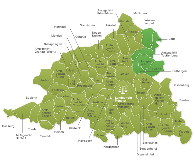 Landgerichtsbezirk Münster Landgerichtsbezirk Münster